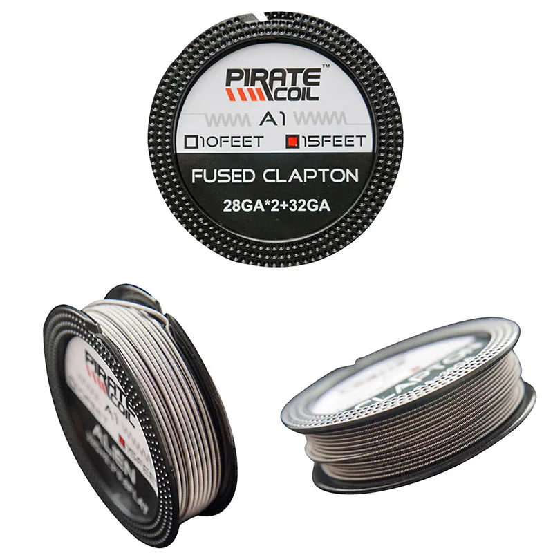 Проволока нагревательная Alien Fused Clapton, 15 футов, A1 
Проволока нагревательная Alien Fused Clapton, 15 футов, A1