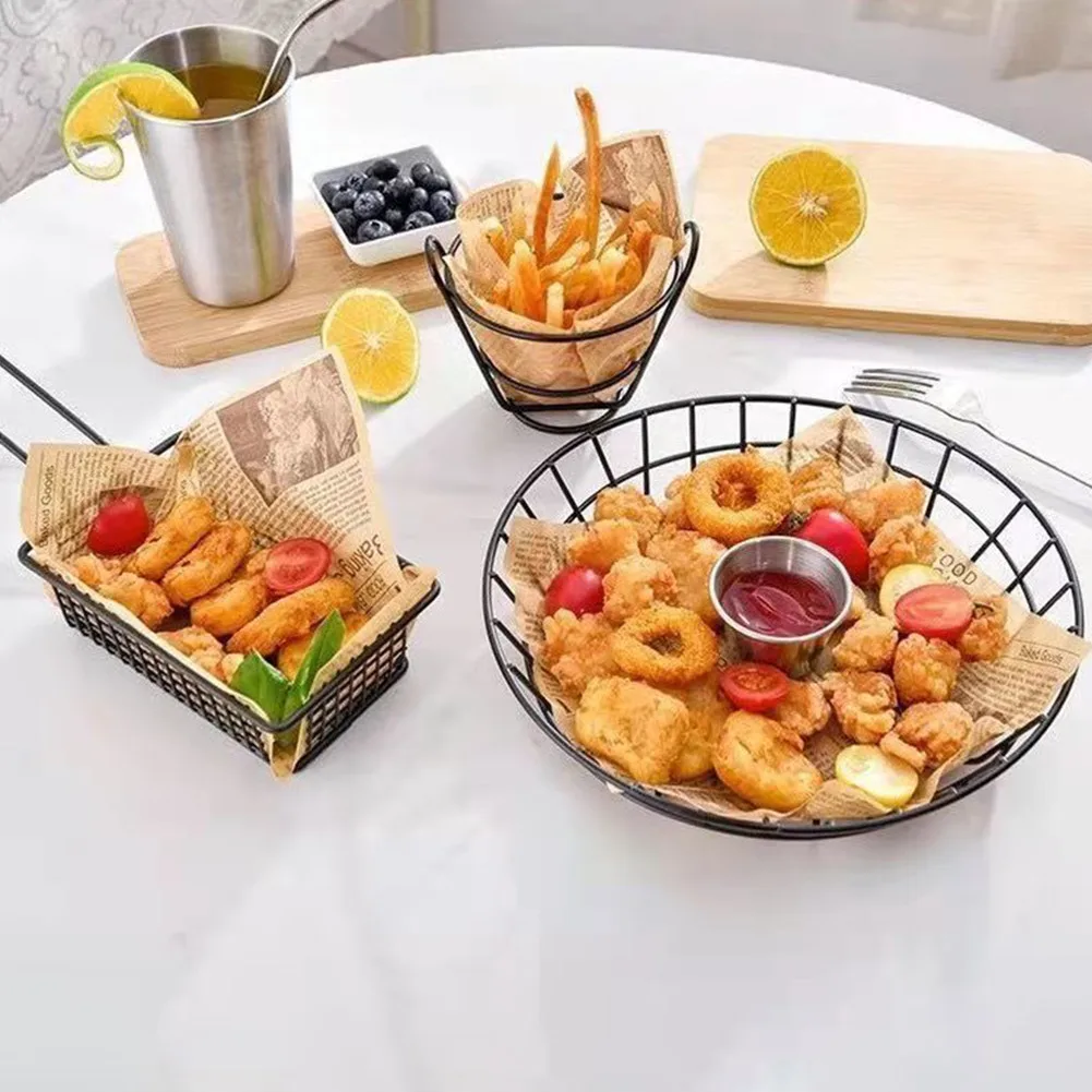 Stainless Steel French Fries Basket Chips Frying Strainer Food Bucket Snack Chips Container Kitchen Gadgets
Stainless Steel French Fries Basket Chips Frying Strainer Food Bucket Snack Chips Container Kitchen Gadgets