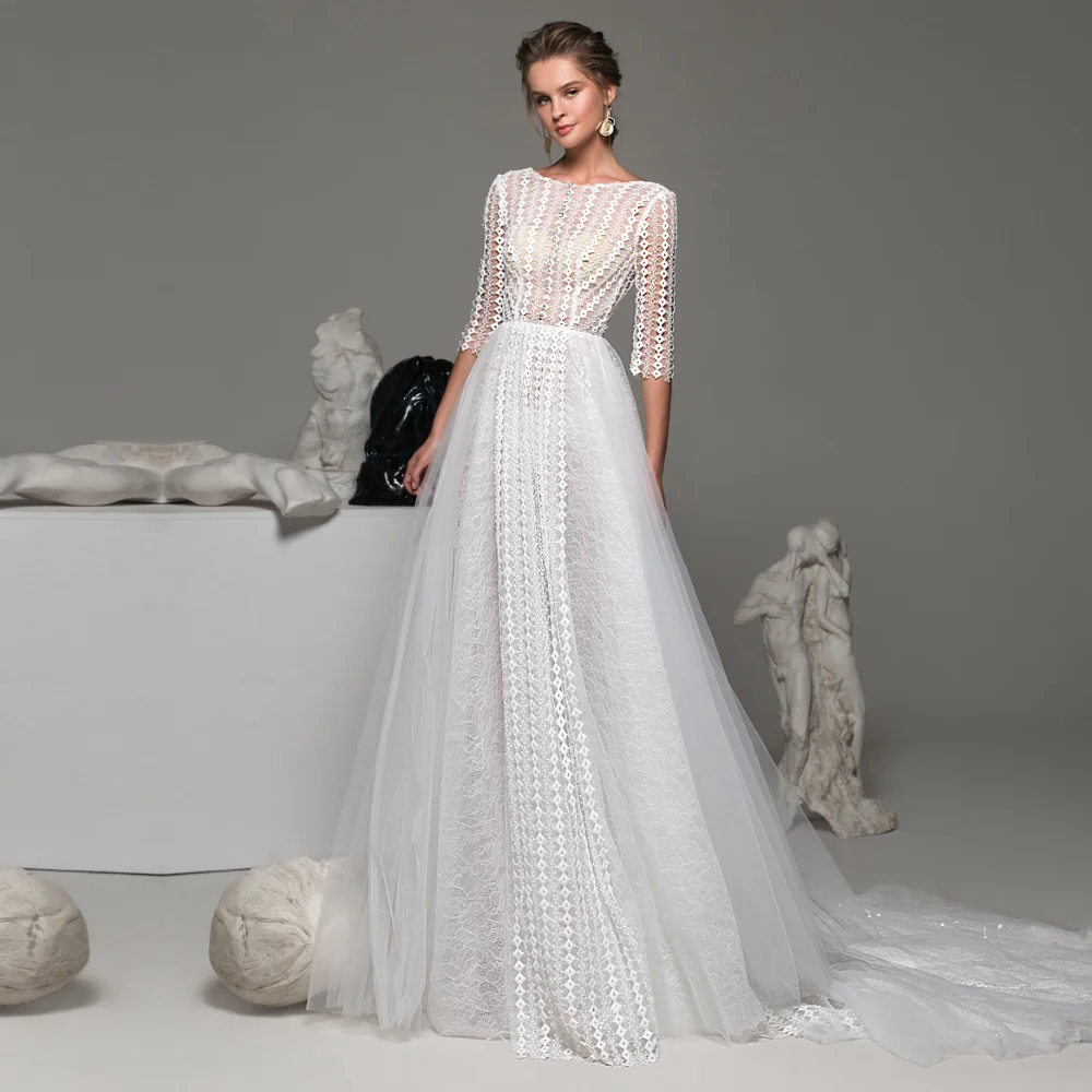 5 Qcenkeren Wedding Dress Scoop Neckline Quater Three Sleeve A Line Lace vestido de fiesta de boda Bridal Gown платье свадебное
5 Qcenkeren Wedding Dress Scoop Neckline Quater Three Sleeve A Line Lace vestido de fiesta de boda Bridal Gown платье свадебное
