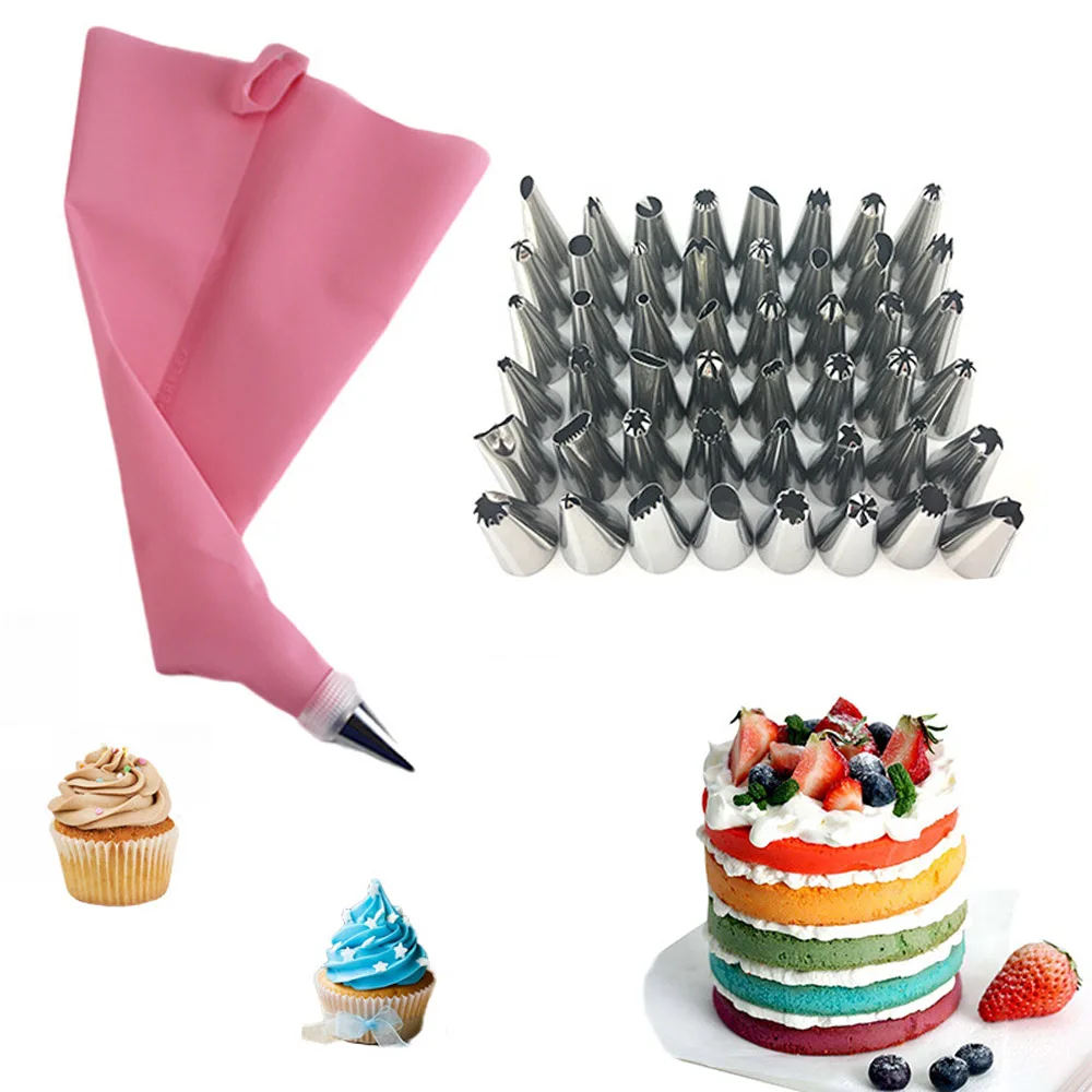 8/14/26/50PCS New Cake Decorating Tools Reusable Silicone Pastry Bag Stainless Steel Cake Nozzle Icing Piping Nozzles Pastry Set
8/14/26/50PCS New Cake Decorating Tools Reusable Silicone Pastry Bag Stainless Steel Cake Nozzle Icing Piping Nozzles Pastry Set