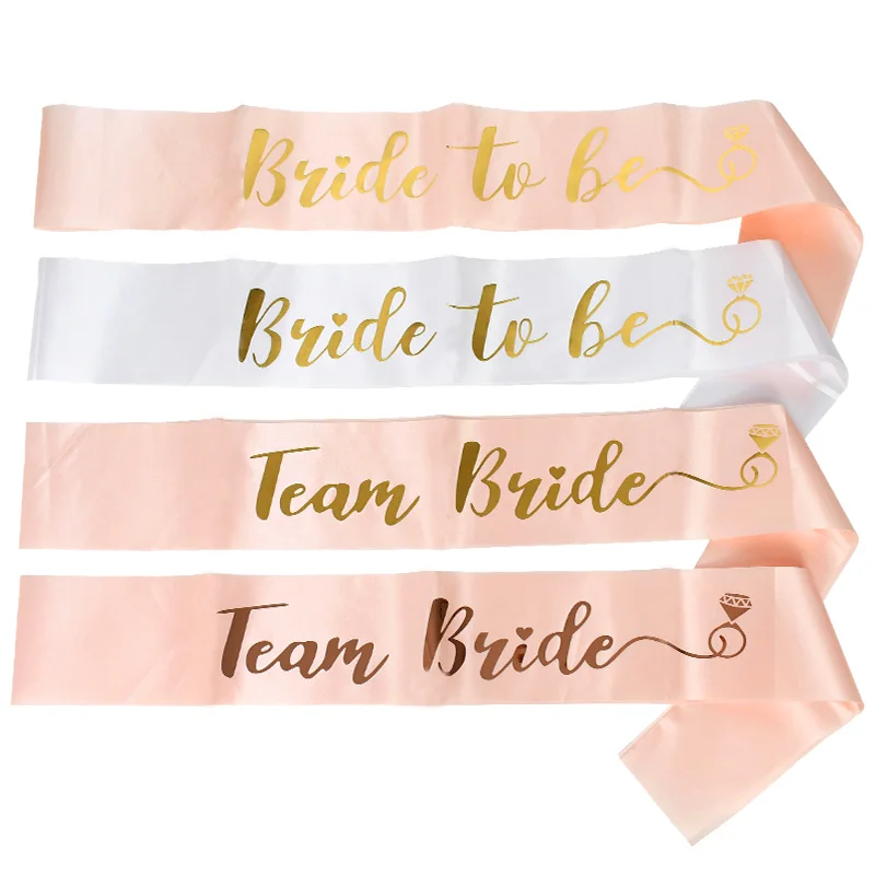 1/3pcs Bride To Be Team Bride Satin Sash Wedding Engagement Bridal Shower Decoration Bachelorette Party Girls Hen Night Supplies
1/3pcs Bride To Be Team Bride Satin Sash Wedding Engagement Bridal Shower Decoration Bachelorette Party Girls Hen Night Supplies