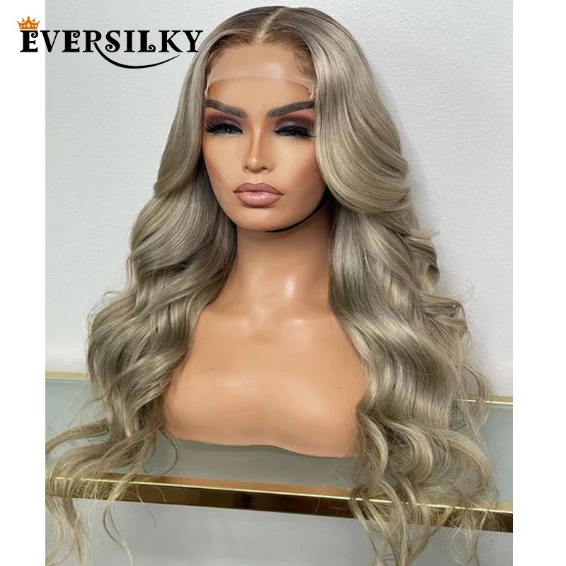 100% Human Hair Ombre Ash Blonde Body Wave 13X6 Transparent Lace Front Wigs for Black Women 200Density Glueless Cool Blonde Wigs
100% Human Hair Ombre Ash Blonde Body Wave 13X6 Transparent Lace Front Wigs for Black Women 200Density Glueless Cool Blonde Wigs