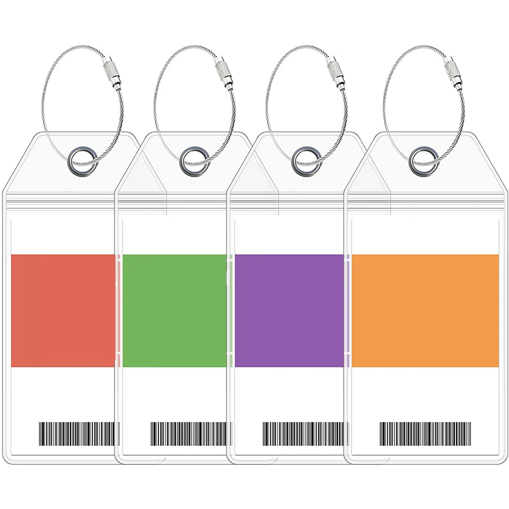 Resealable Waterproof Clear Ship Ticket Card Sleeve Keyring with Steel Wire Cable Loop Travel Luggage Cruise Tags Holder Pouch
Resealable Waterproof Clear Ship Ticket Card Sleeve Keyring with Steel Wire Cable Loop Travel Luggage Cruise Tags Holder Pouch