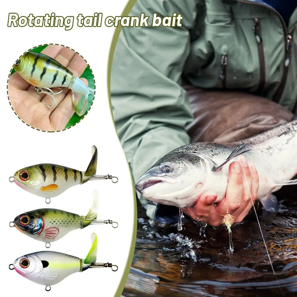 1 шт. 3 дюйма 17 г приманка для рыбалки Topwater Popper Whopper Plopper пластиковая жесткая