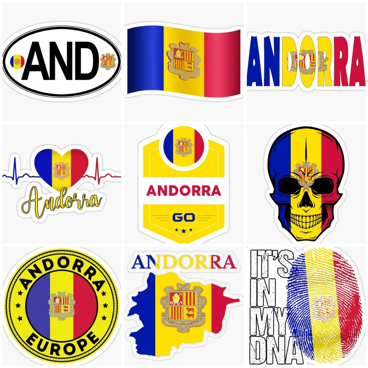 Andorra AD Flag Map Emblem Creative Sticker Motorcycle Accessories Truck Wall Car Room Door Window Glass Helmet Off-road Decal
Andorra AD Flag Map Emblem Creative Sticker Motorcycle Accessories Truck Wall Car Room Door Window Glass Helmet Off-road Decal
