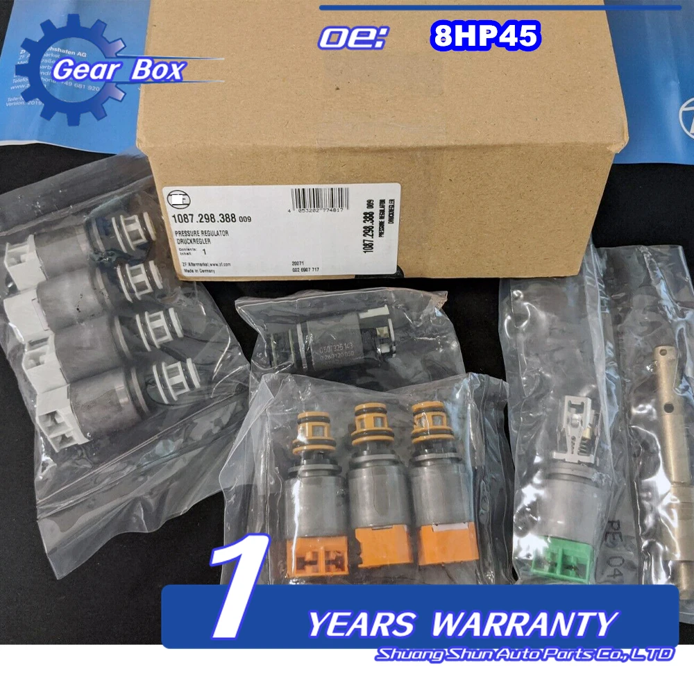 Auto Parts Original 8hp45 8hp70 Transmission Solenoid Kit 1087298388 for Audi BMW Land Rover Jaguar 8 Speed
Auto Parts Original 8hp45 8hp70 Transmission Solenoid Kit 1087298388 for Audi BMW Land Rover Jaguar 8 Speed
