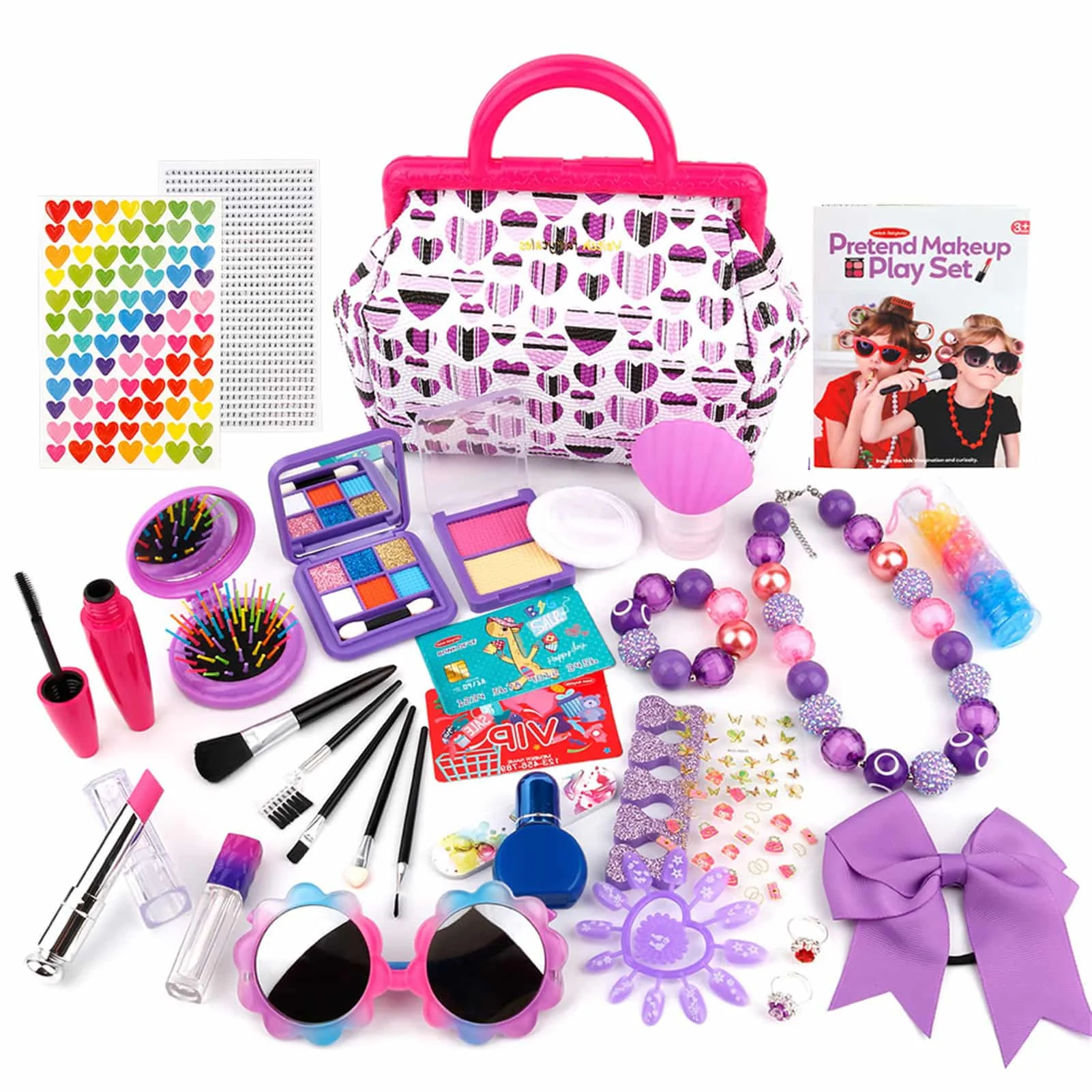 Play Makeup For Little Girls 33pcs Washable Make Up Toy 33pcs Washable Make Up Toy With Cosmetic Bag For Little Girls Age 3
Play Makeup For Little Girls 33pcs Washable Make Up Toy 33pcs Washable Make Up Toy With Cosmetic Bag For Little Girls Age 3