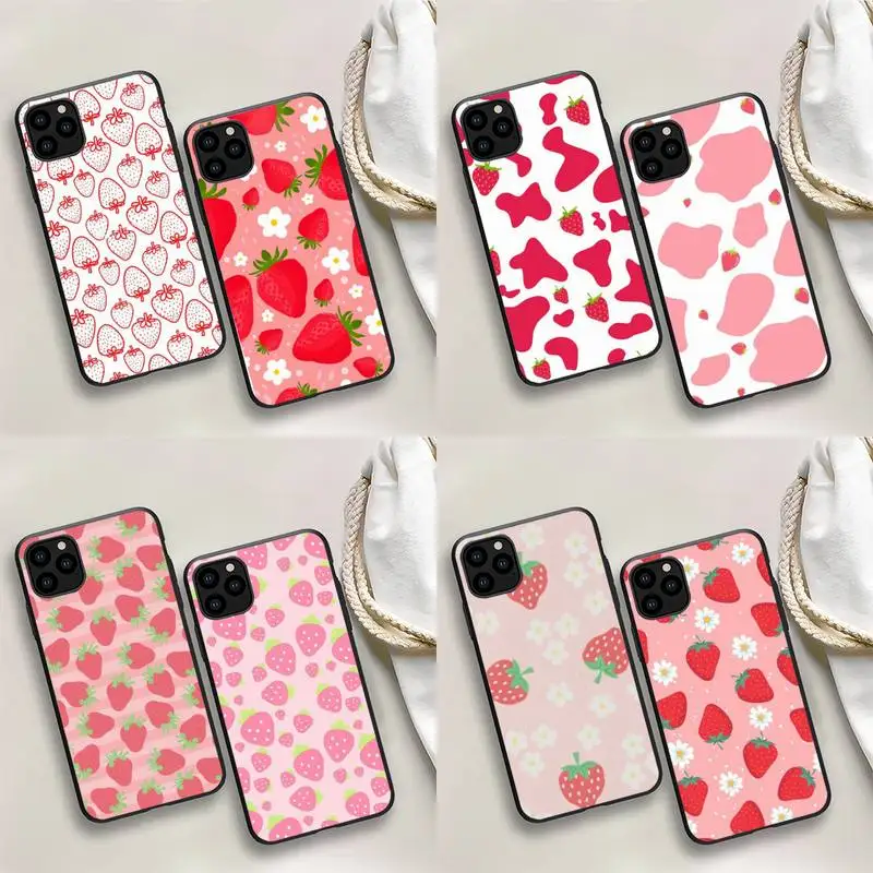 Pink Strawberry Phone Case For iPhone 13 12 mini 11 Pro max 8 7 6S Plus X XS 5S SE 2020 XR Capa
Pink Strawberry Phone Case For iPhone 13 12 mini 11 Pro max 8 7 6S Plus X XS 5S SE 2020 XR Capa