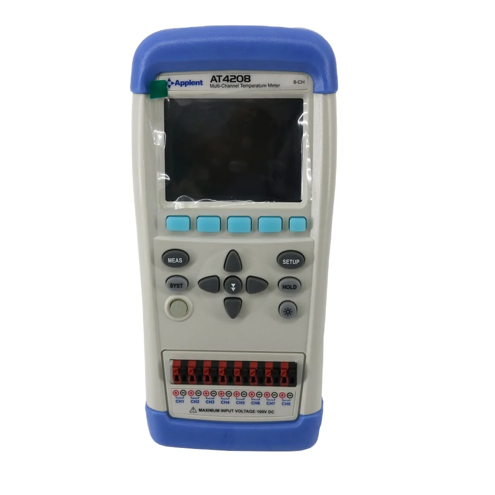 AT4208 8-Channel Digital Handheld Multi-Channel Temperature Meter Data Logger K Type Thermocouple Temperature Tester 
AT4208 8-Channel Digital Handheld Multi-Channel Temperature Meter Data Logger K Type Thermocouple Temperature Tester