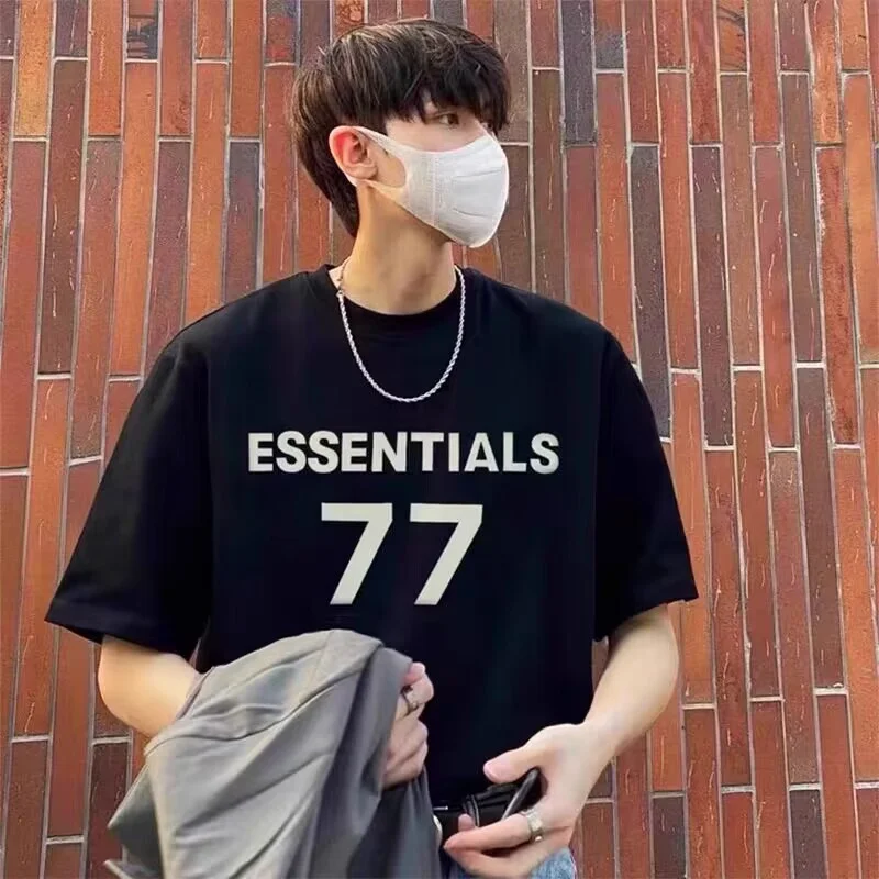 2023 ESSENTIALS Short-Sleeved Cotton Letter-Printed High-Street Cotton 1:1 Round-Neck Large Men's And Women's Top Short-Sleeved
2023 ESSENTIALS Short-Sleeved Cotton Letter-Printed High-Street Cotton 1:1 Round-Neck Large Men's And Women's Top Short-Sleeved