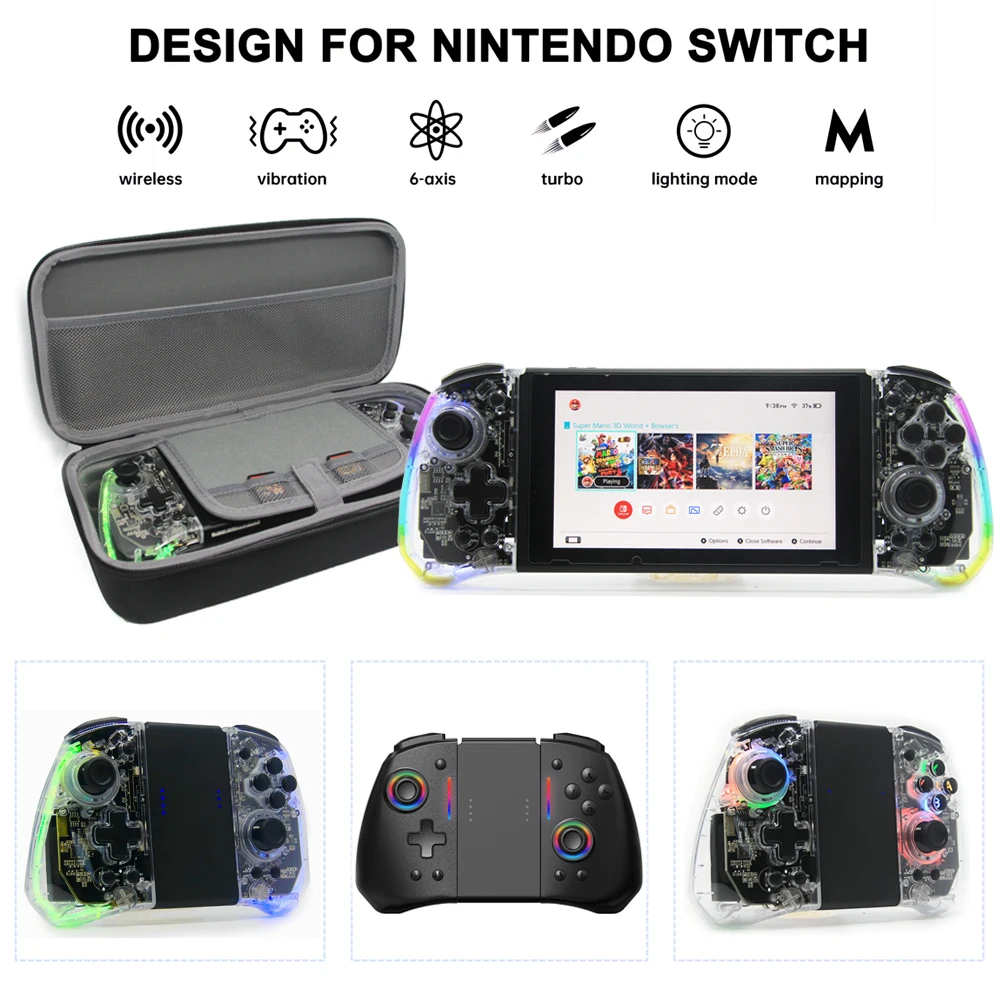 Подарок для Nintendo Switch NS Joy Game Con рукоятка джойстиков левый и правый контроллеры с