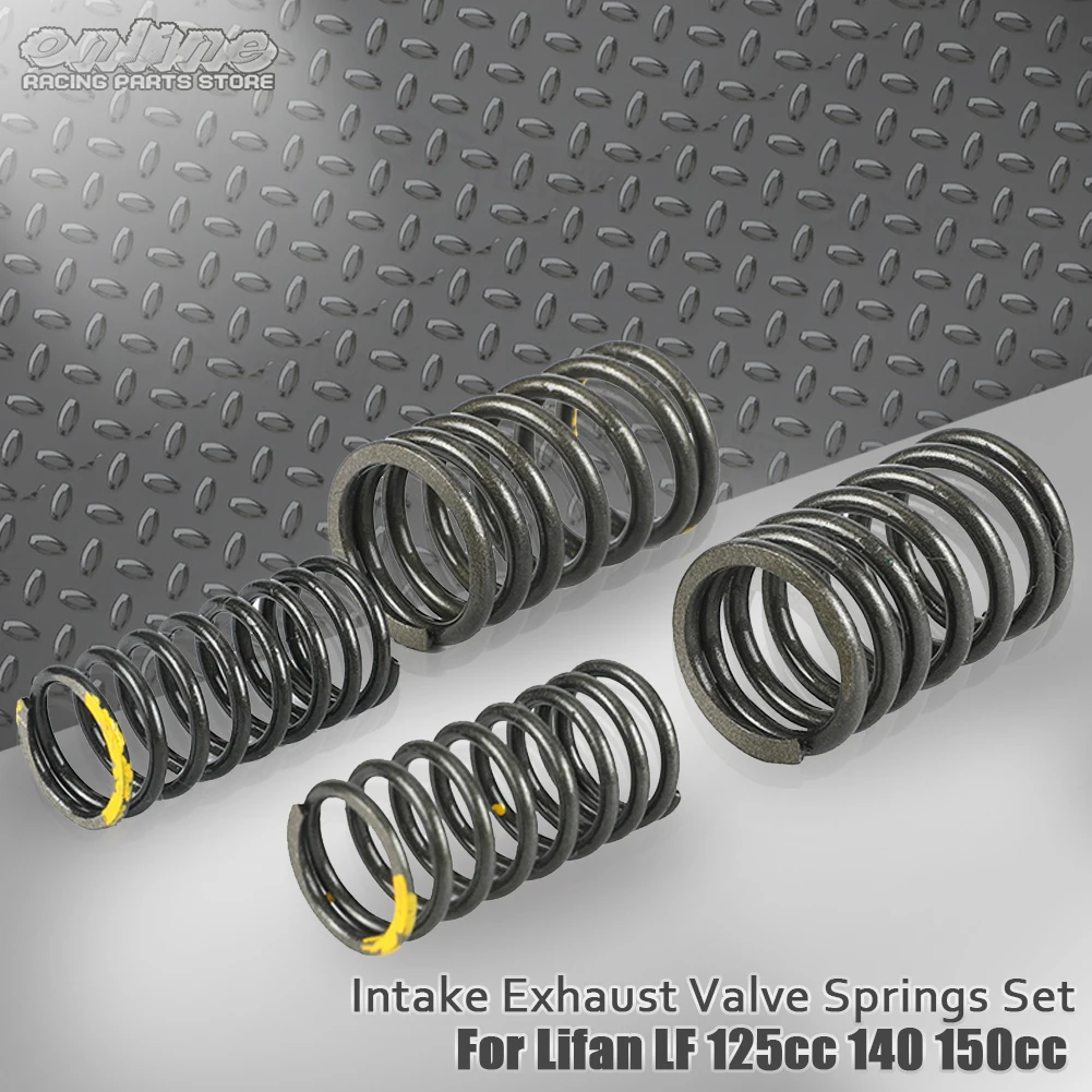 Motorcycle Intake Exhaust Valve Springs Set For Lifan LF 125cc 140 150cc Horizontal Engines Dirt Pit Bike Monkey Atv Quad Parts 
Motorcycle Intake Exhaust Valve Springs Set For Lifan LF 125cc 140 150cc Horizontal Engines Dirt Pit Bike Monkey Atv Quad Parts