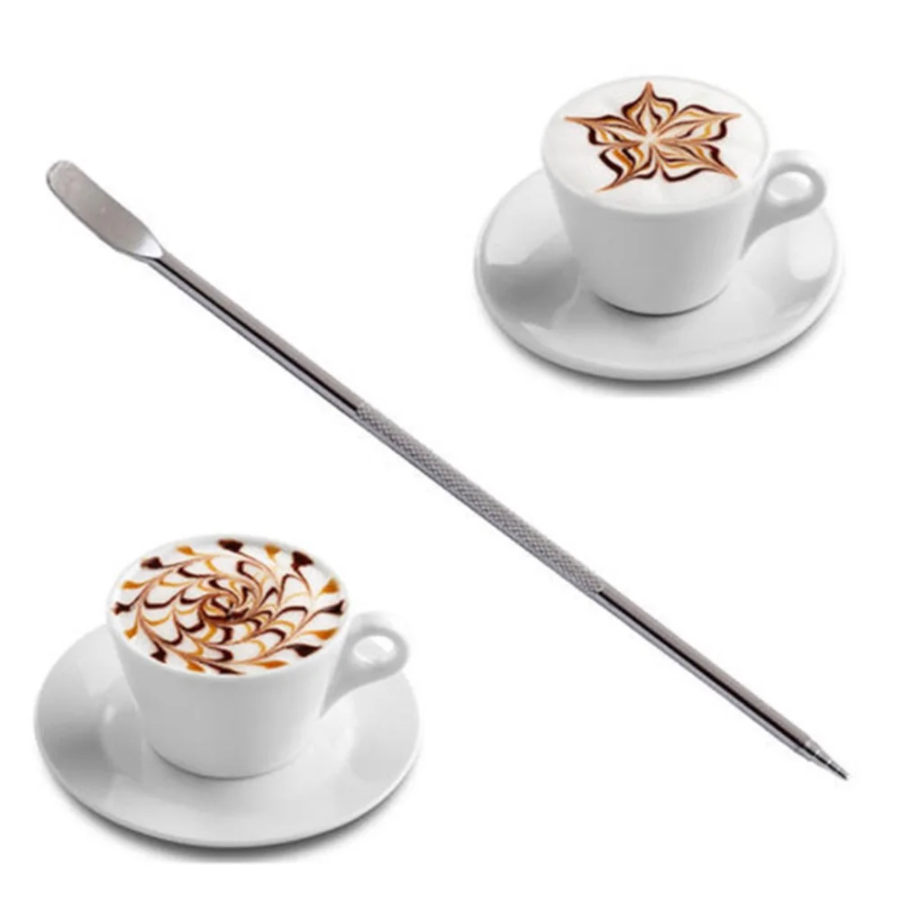 Stainless Steel Coffee Pull Needle Fancy Latte Coffee Hook Flower Carve Stick Flower Needle Coffee Latte Art Pen
Stainless Steel Coffee Pull Needle Fancy Latte Coffee Hook Flower Carve Stick Flower Needle Coffee Latte Art Pen