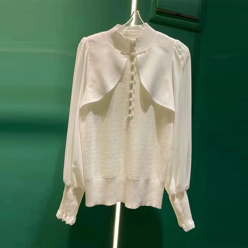 Lassic Shirt Women's Spring And Summer Long Sleeve Cotton White Loose Fit Silhouette Versatile Blouse
Lassic Shirt Women's Spring And Summer Long Sleeve Cotton White Loose Fit Silhouette Versatile Blouse
