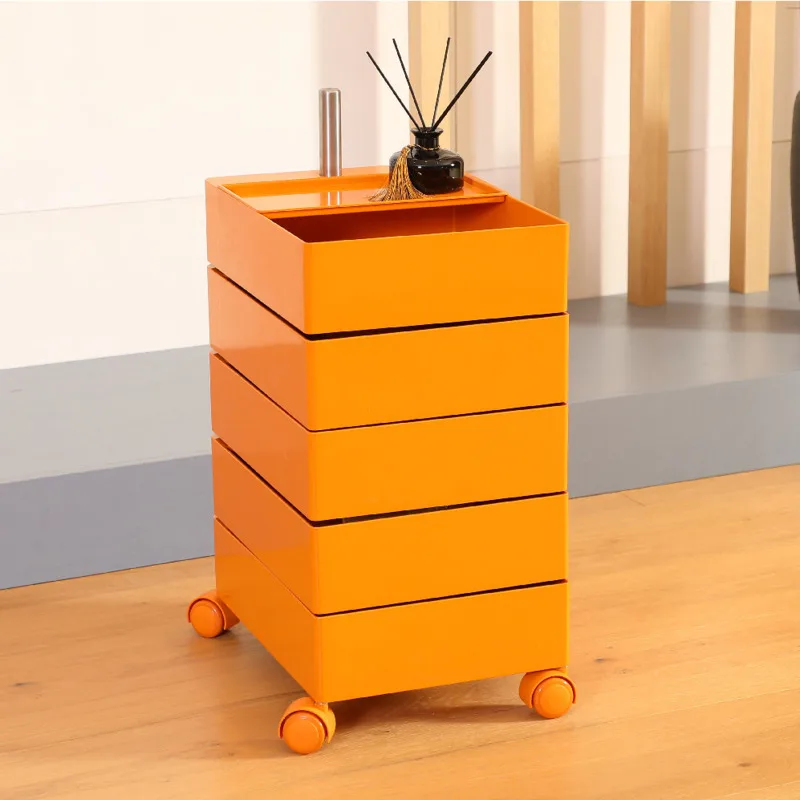

Скандинавский дизайн, вращающийся на 360 градусов выдвижной ящик-органайзер, съемный прикроватный столик, Стандартный красный шкаф для хран...