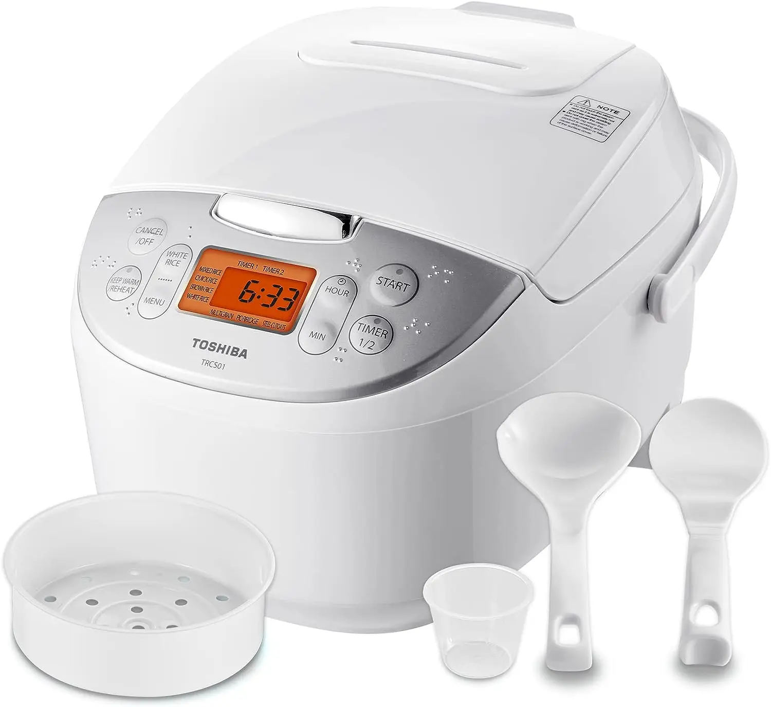 Rice Cooker 6 Cup Uncooked \u2013 Rice Maker Cooker with Fuzzy Logic Technology, 7 Cooking Functions, Digital Display, 2 Delay T 
Rice Cooker 6 Cup Uncooked \u2013 Rice Maker Cooker with Fuzzy Logic Technology, 7 Cooking Functions, Digital Display, 2 Delay T