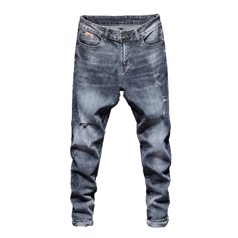 Wholesale 2022 Fashion Casual Streetwear New Designer Man's Denim Slim Pencil Pants Skinny Men's Trousers
Wholesale 2022 Fashion Casual Streetwear New Designer Man's Denim Slim Pencil Pants Skinny Men's Trousers