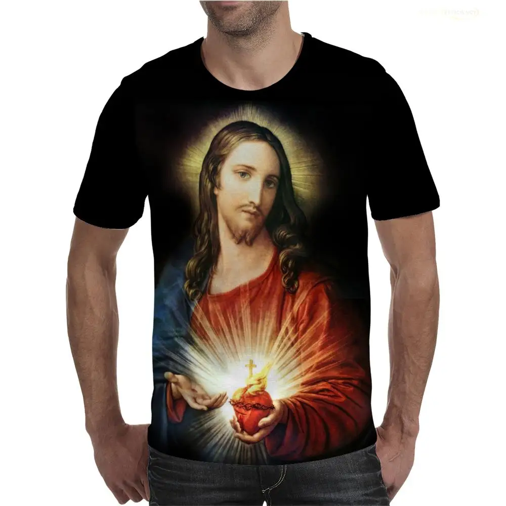 2023 Summer Men's T-shirts Jesus Christ 3d Print T-shirts Men Women Cool T Shirt Harajuku Streetwear Oversized Tops Tee
2023 Summer Men's T-shirts Jesus Christ 3d Print T-shirts Men Women Cool T Shirt Harajuku Streetwear Oversized Tops Tee