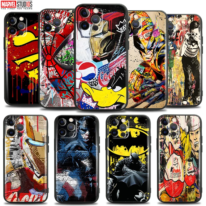 Marvel Street Graffiti For Apple iPhone 13 12 11 Pro Mini X XR XS Max SE 6 6S 7 8 Plus Phone Case Coque TPU Funda Soft Back
Marvel Street Graffiti For Apple iPhone 13 12 11 Pro Mini X XR XS Max SE 6 6S 7 8 Plus Phone Case Coque TPU Funda Soft Back