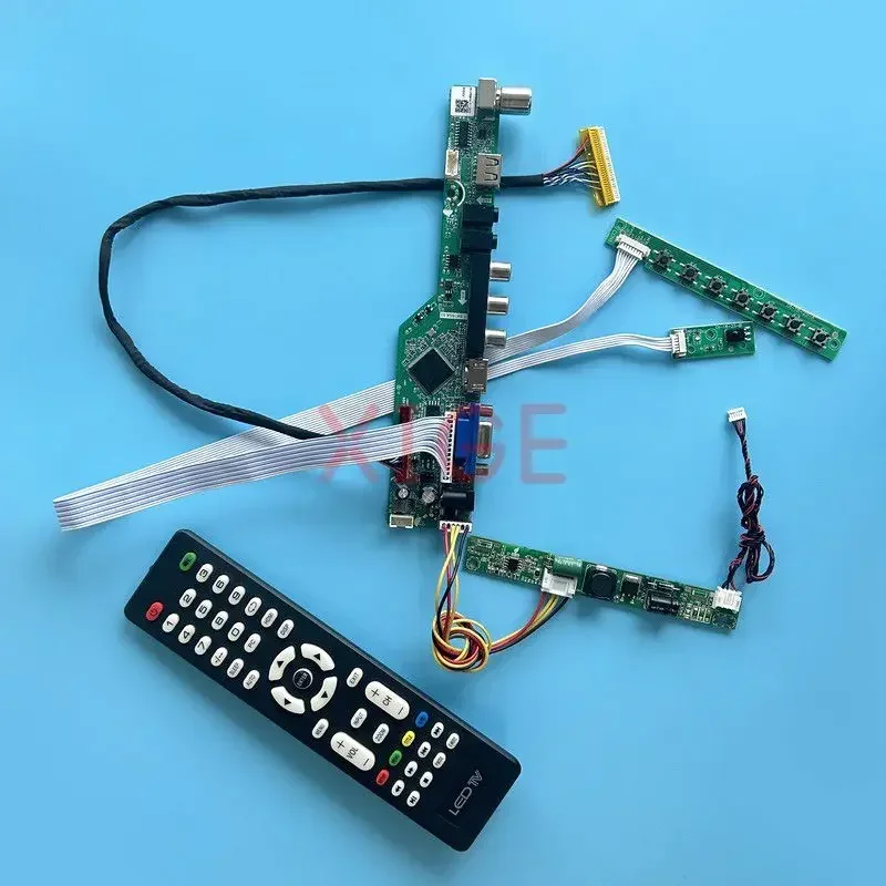 Плата контроллера подходит для M185BGE M185XTN01 LM185TT1A 30-контактный LVDS USB + AV + HDMI + ЖК дисплей VGA Kit DIY ТВ аналоговый сигнал 18,5 "1366*768
Плата контроллера подходит для M185BGE M185XTN01 LM185TT1A 30-контактный LVDS USB + AV + HDMI + ЖК дисплей VGA Kit DIY ТВ аналоговый сигнал 18,5 "1366*768