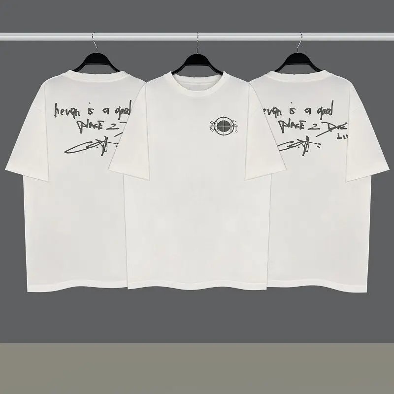 American High Street Hip Hop 100% Cotton Round Neck T-Shirt Men's Casual Loose Short Sleeve T-Shirt Y2k Tops For teen
American High Street Hip Hop 100% Cotton Round Neck T-Shirt Men's Casual Loose Short Sleeve T-Shirt Y2k Tops For teen