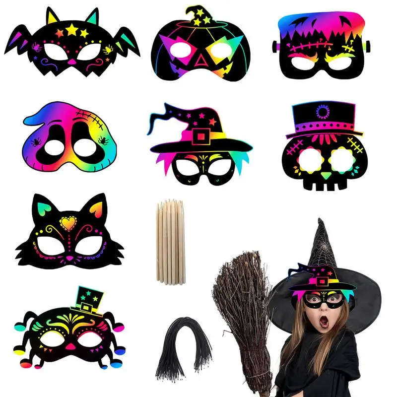 Scratch Paper Halloween Costumes Rainbow Scratch Paper Costume Accessories And Face Cover For Halloween Party Favors Rainbow
Scratch Paper Halloween Costumes Rainbow Scratch Paper Costume Accessories And Face Cover For Halloween Party Favors Rainbow