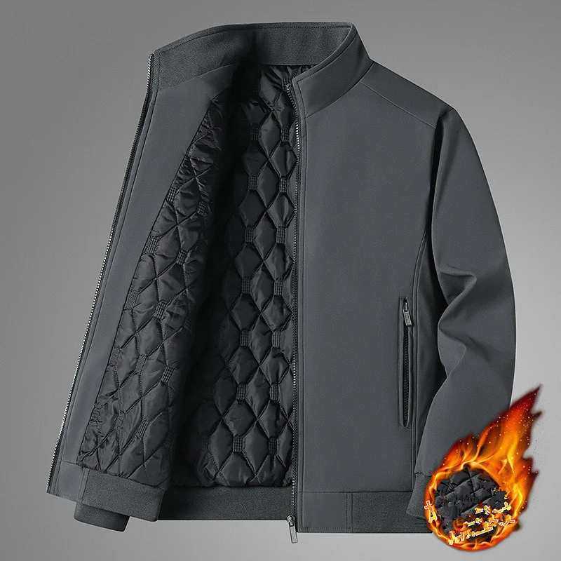 Winter Fleece Thick Jacket Men Grey Windbreaker Fur Collar Coat Plus Size High Quality Brand Fashion Winter Lamb Wool Parka
Winter Fleece Thick Jacket Men Grey Windbreaker Fur Collar Coat Plus Size High Quality Brand Fashion Winter Lamb Wool Parka