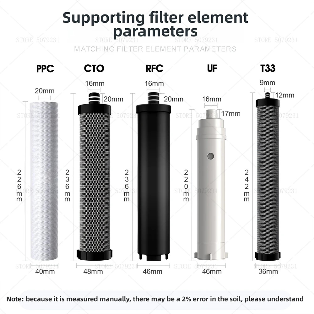 SEPYUE 5-ступенчатый ультрафильтр для воды
SEPYUE 5-ступенчатый ультрафильтр для воды