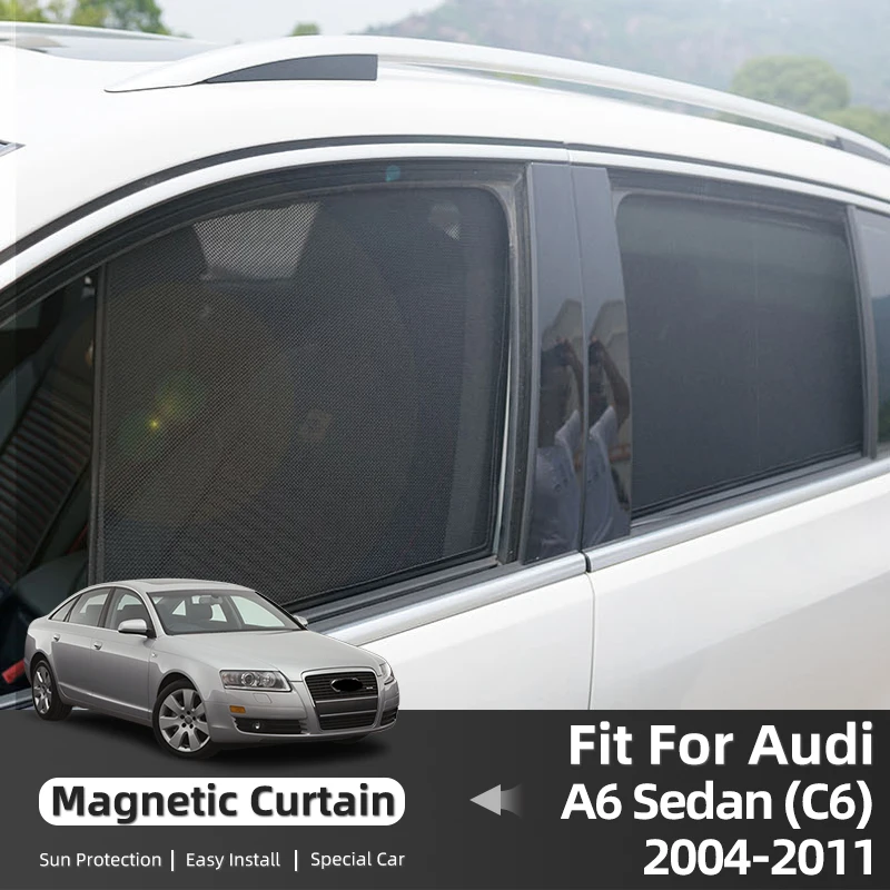 For Audi A6 C6 Sedan 2008-2011 Magnetic Curtains Window Car Sun Shade Visor Protection Sunshade Mosquito Net Cover Accessory
For Audi A6 C6 Sedan 2008-2011 Magnetic Curtains Window Car Sun Shade Visor Protection Sunshade Mosquito Net Cover Accessory