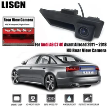 Rear View Camera For Audi A6 C7 4G Avant Allroad 2011 ~ 2018 Trunk Handle Backup Waterproof Parking Reversing Camera
