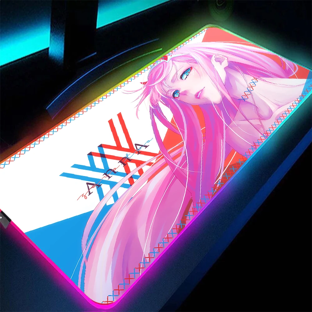 Darling In The Franxx Mouse Pad Zero Two Girls RGB Gamer Accessories Laptop Desktop Pink Mousepad Led Keyboard Gaming Mouse Pad
Darling In The Franxx Mouse Pad Zero Two Girls RGB Gamer Accessories Laptop Desktop Pink Mousepad Led Keyboard Gaming Mouse Pad