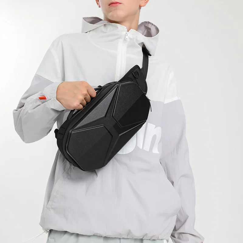 Hard Shell Chest Bag Male Waterproof Shoulder Bags Men Fashion Short Trip Messenger Bag USB Charging Crossbody Bag Teenage
Hard Shell Chest Bag Male Waterproof Shoulder Bags Men Fashion Short Trip Messenger Bag USB Charging Crossbody Bag Teenage