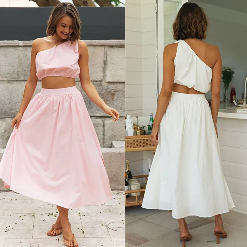 2022 Pockets One Shoulder Dress Set Woman Summer Sexy Bohemian Matching Sets Dress
2022 Pockets One Shoulder Dress Set Woman Summer Sexy Bohemian Matching Sets Dress