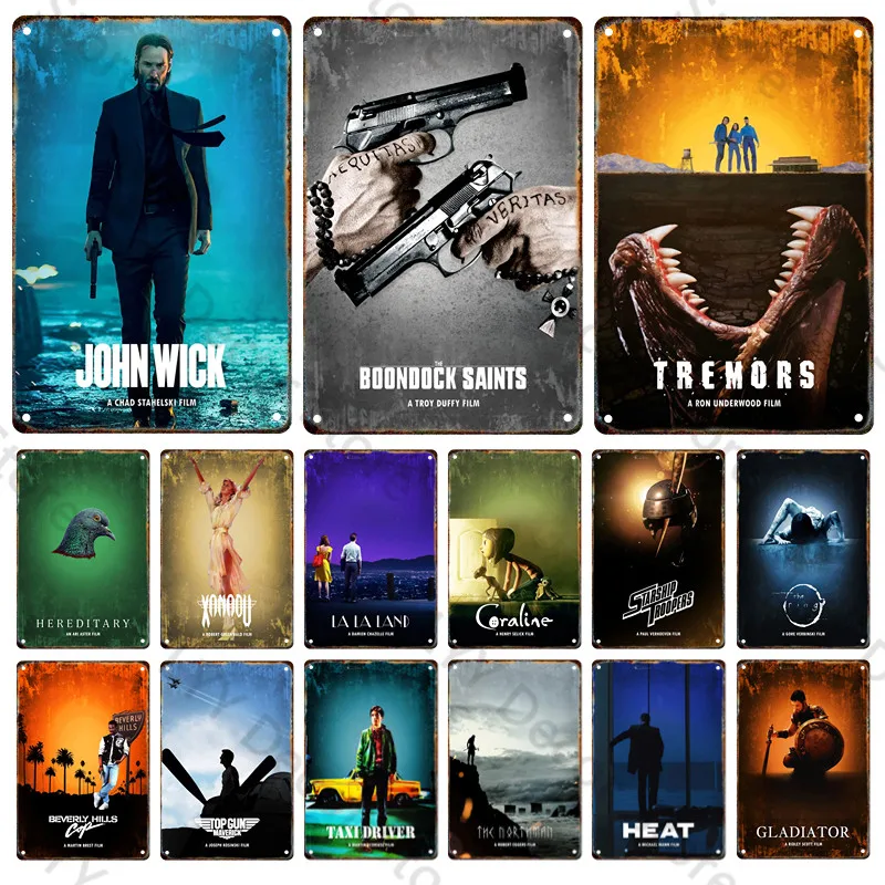 Classic Movie Metal Plaque Tin Painting Vintage Poster Wall Decoratio Cinema Club Bar Man Cave Tin sign Home Decoration Painting
Classic Movie Metal Plaque Tin Painting Vintage Poster Wall Decoratio Cinema Club Bar Man Cave Tin sign Home Decoration Painting