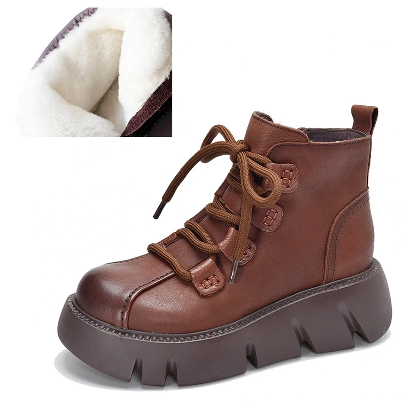 Snow Boots Sheep Fur Ankle Boots Women Leather Autumn Shoes For Women Handmade Genuine Leather Women Riding Knight Boots Warm
Snow Boots Sheep Fur Ankle Boots Women Leather Autumn Shoes For Women Handmade Genuine Leather Women Riding Knight Boots Warm