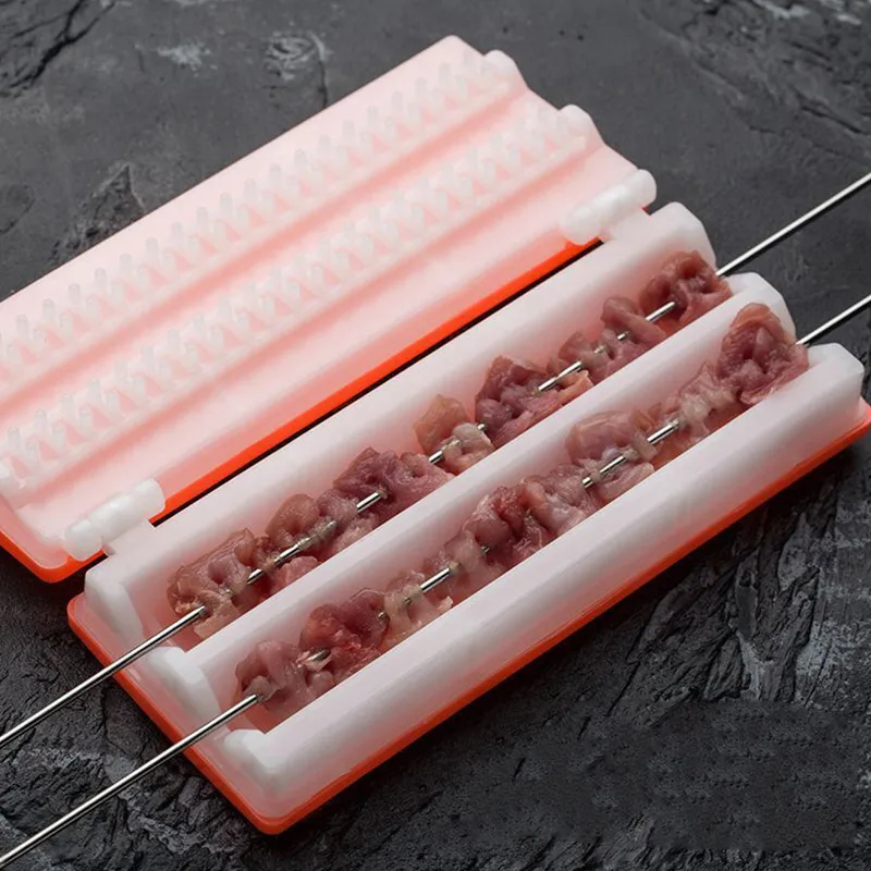 Manual Kebab Machine Maker Box Barbecue Stringer Fast Skewer Machine Vegetables String Grill Device Meat Piercer Kitchen Gadget
Manual Kebab Machine Maker Box Barbecue Stringer Fast Skewer Machine Vegetables String Grill Device Meat Piercer Kitchen Gadget