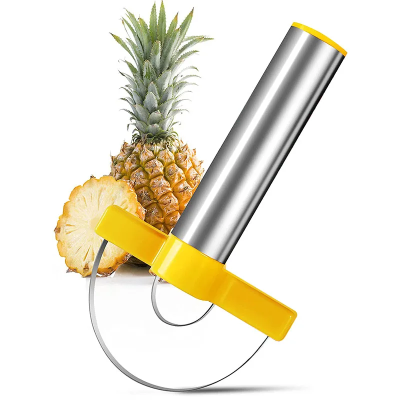 201 Stainless Steel Pineapple Slicer Peeler Fruit Corer Slicer Kitchen Easy Tool Pineapple Spiral Cutter New Utensil Accessories
201 Stainless Steel Pineapple Slicer Peeler Fruit Corer Slicer Kitchen Easy Tool Pineapple Spiral Cutter New Utensil Accessories