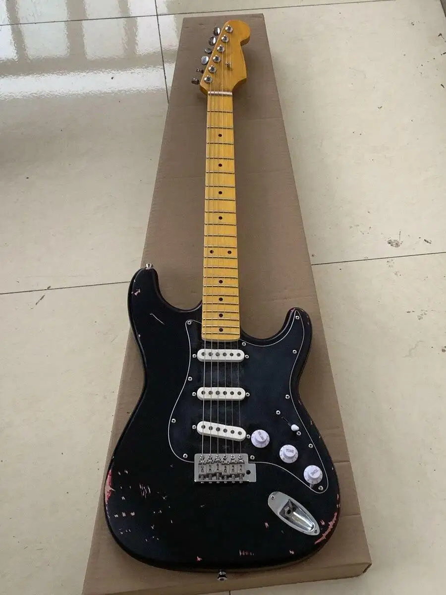 Старые/релевые Davidgilmour Custom ST электрогитара хромированная фурнитура Бесплатная доставка
Старые/релевые Davidgilmour Custom ST электрогитара хромированная фурнитура Бесплатная доставка