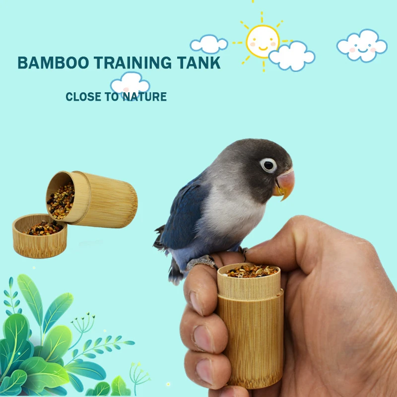 Bird Training Tank Bird Food Tank Parrot Bird Supplies Utensils Snack Box Hand-Raised Training Props Bamboo Feeder
Bird Training Tank Bird Food Tank Parrot Bird Supplies Utensils Snack Box Hand-Raised Training Props Bamboo Feeder