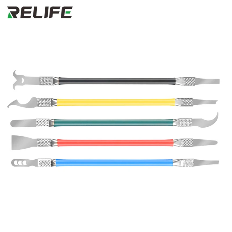 RELIFE RL-049B 5IN1 Double-Headed Multi-Function Prying Knife FOR Phone Repair Remove Cpu Motherboard Separation Tool
RELIFE RL-049B 5IN1 Double-Headed Multi-Function Prying Knife FOR Phone Repair Remove Cpu Motherboard Separation Tool
