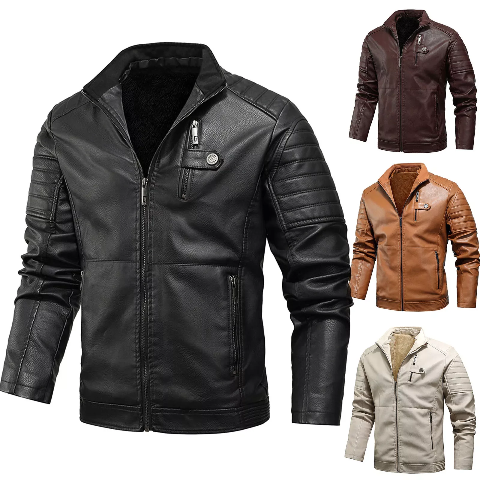 Men Autumn And Winter Fashion Solid Color Pocket Thick Coat Velvet Leather Jacket Hooded Denim Jacket
Men Autumn And Winter Fashion Solid Color Pocket Thick Coat Velvet Leather Jacket Hooded Denim Jacket