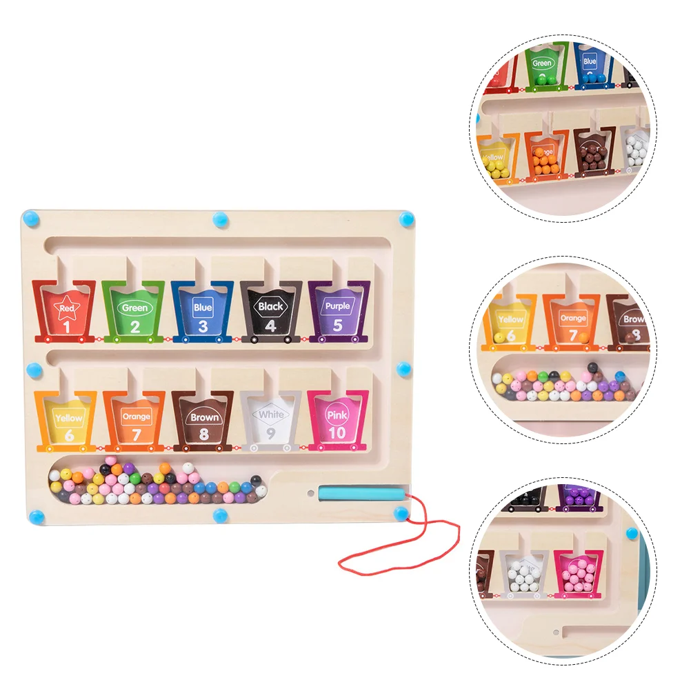 Color Sorting Toys for Toddlers Kids Beaded Magnetic Maze Sports Montessori Board Puzzles Number
Color Sorting Toys for Toddlers Kids Beaded Magnetic Maze Sports Montessori Board Puzzles Number