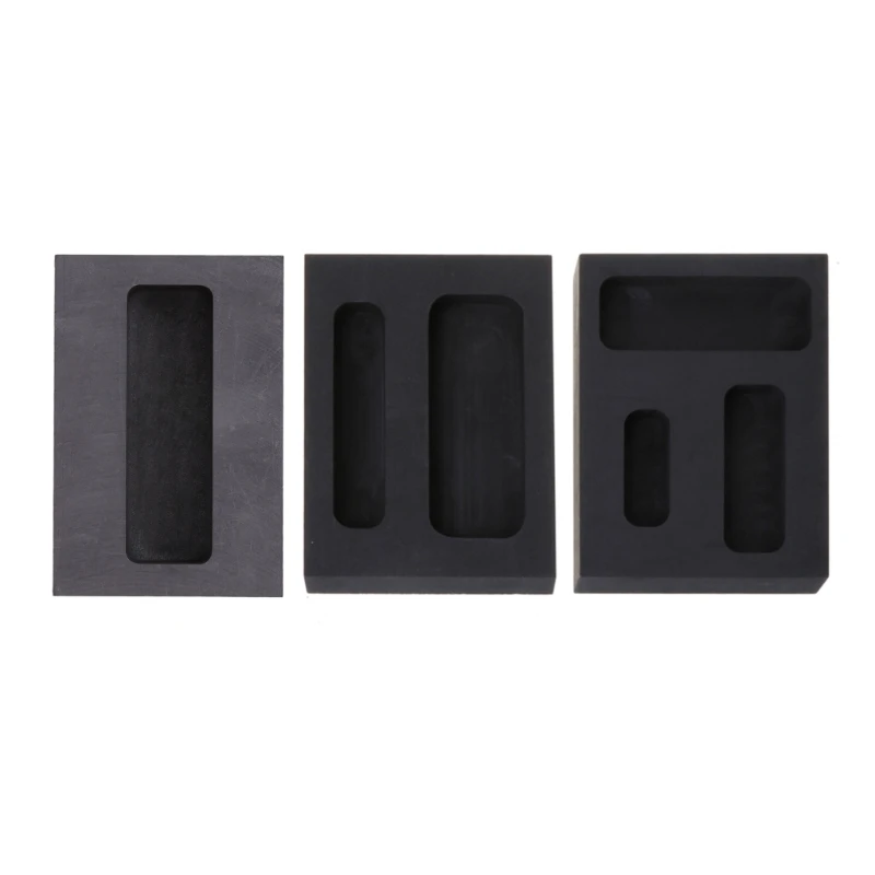 Graphite Crucible Square Graphite Casting Ingot Bar Mold Melting Mold for Gold Silver Copper Metal Melting Tool Drop shipping
Graphite Crucible Square Graphite Casting Ingot Bar Mold Melting Mold for Gold Silver Copper Metal Melting Tool Drop shipping
