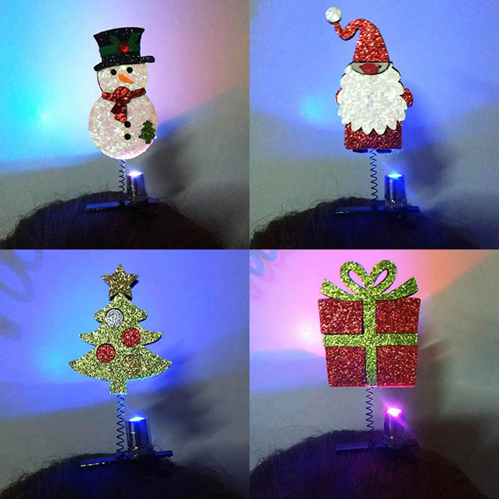 1Pcs Christmas LED Headdress Santa Claus Hair Clip Girls Hairpins Side Clips Children's Barrette Hair Ornaments Decoration Party
1Pcs Christmas LED Headdress Santa Claus Hair Clip Girls Hairpins Side Clips Children's Barrette Hair Ornaments Decoration Party