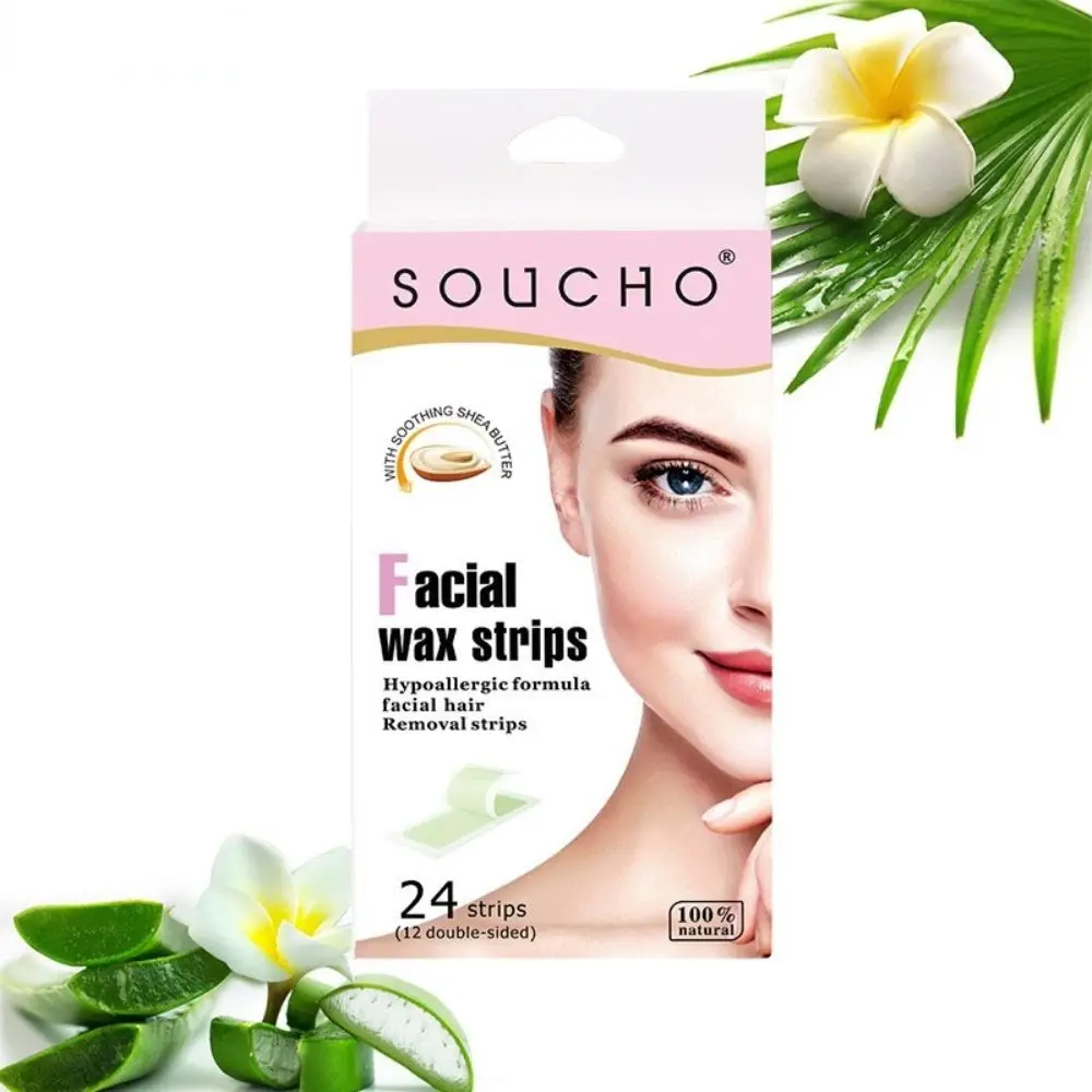 24pcs/box Hair Removal Wax Strips For depilation Double Sided Cold Wax Paper For Bikini Leg Body Face Useful
24pcs/box Hair Removal Wax Strips For depilation Double Sided Cold Wax Paper For Bikini Leg Body Face Useful