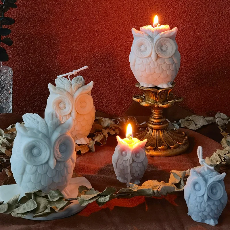 Owl Aromatherapy Candle Silicone Mold DIY Hand Made Animal Plaster Abrasive Resin Molds Making Supplies
Owl Aromatherapy Candle Silicone Mold DIY Hand Made Animal Plaster Abrasive Resin Molds Making Supplies