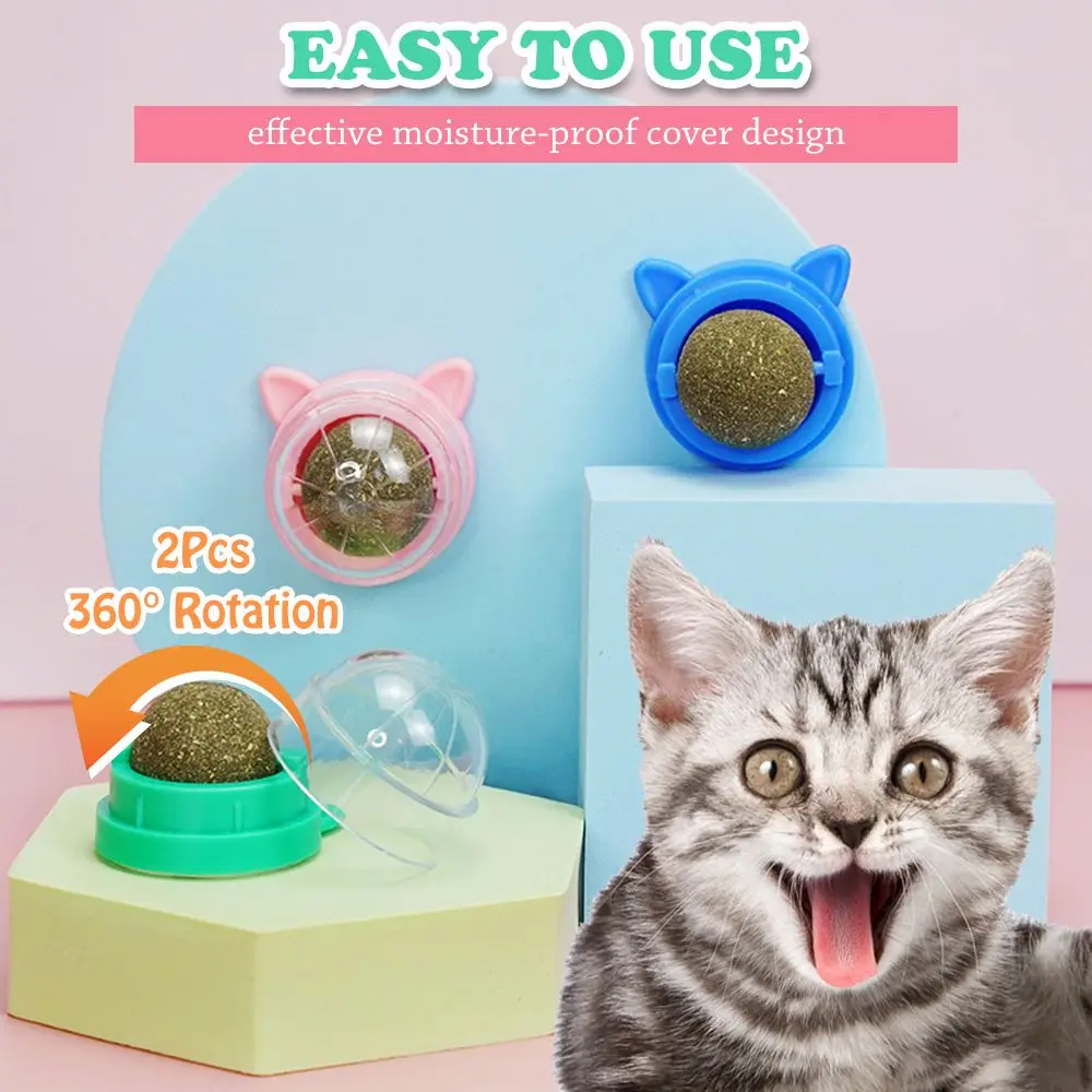 Товары для кошек 2 шт., игрушки для кошек, товары для домашних животных, полезные интерактивные вращающиеся мяты для кошек
Товары для кошек 2 шт., игрушки для кошек, товары для домашних животных, полезные интерактивные вращающиеся мяты для кошек