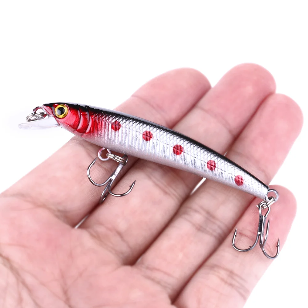 Minnow Fishing Lures 7.5CM-5.6G-6# Wobbler Minnow Hard Bait Stickbait Pike Carp Bass Crankbait Fishing Tackle
Minnow Fishing Lures 7.5CM-5.6G-6# Wobbler Minnow Hard Bait Stickbait Pike Carp Bass Crankbait Fishing Tackle