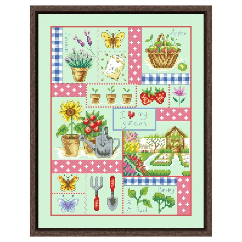 I love my garden cross stitch kit 18ct 14ct 11ct light green canvas stitching embroidery DIY wall home decor
I love my garden cross stitch kit 18ct 14ct 11ct light green canvas stitching embroidery DIY wall home decor