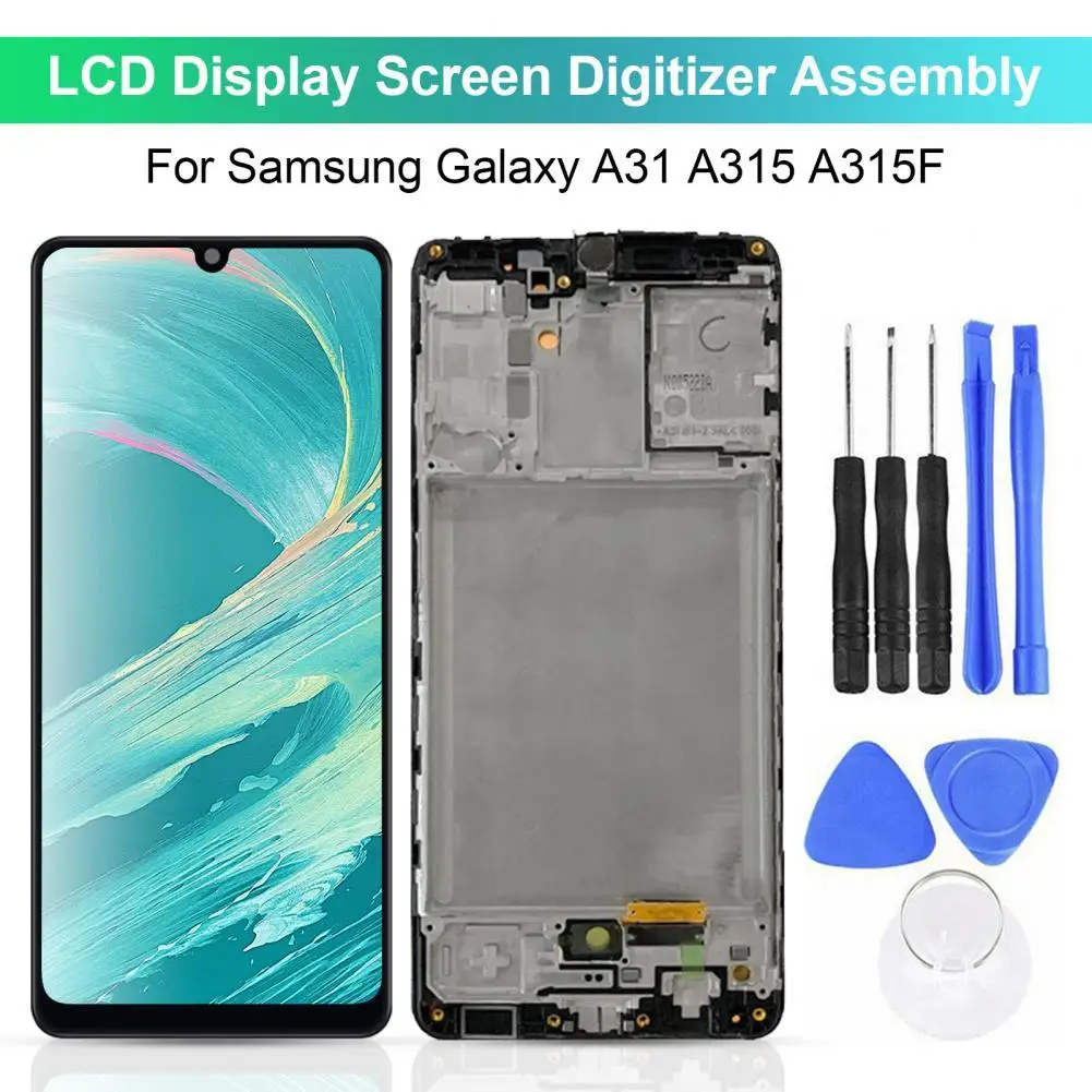 LCD Touch Screen Original AMOLED LCD Display Screen Digitizer Assembly Replacement Repair Part for Samsung Galaxy A31 A315 A315F
LCD Touch Screen Original AMOLED LCD Display Screen Digitizer Assembly Replacement Repair Part for Samsung Galaxy A31 A315 A315F